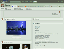 Tablet Screenshot of dj-aryan.deviantart.com