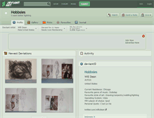Tablet Screenshot of hobbsies.deviantart.com