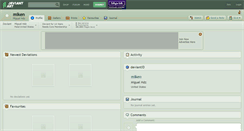 Desktop Screenshot of miken.deviantart.com