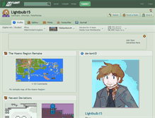 Tablet Screenshot of lightbulb15.deviantart.com