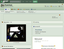 Tablet Screenshot of photoweek.deviantart.com