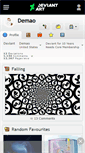 Mobile Screenshot of demao.deviantart.com