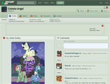 Tablet Screenshot of celeste-angel.deviantart.com
