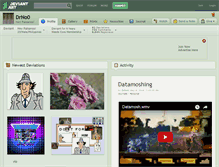 Tablet Screenshot of drno0.deviantart.com