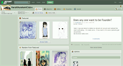 Desktop Screenshot of harukimurakamiclub.deviantart.com