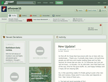 Tablet Screenshot of elfwower35.deviantart.com