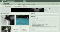 Desktop Screenshot of liveforlove17.deviantart.com