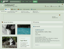 Tablet Screenshot of liveforlove17.deviantart.com
