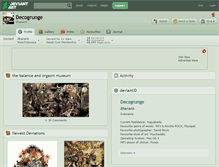 Tablet Screenshot of decogrunge.deviantart.com
