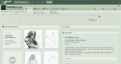 Desktop Screenshot of forbiddenn-love.deviantart.com