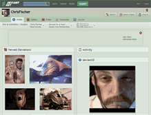 Tablet Screenshot of chrisfischer.deviantart.com