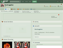 Tablet Screenshot of noctivagation.deviantart.com