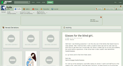 Desktop Screenshot of kydia.deviantart.com