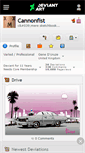 Mobile Screenshot of cannonfist.deviantart.com