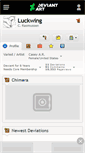 Mobile Screenshot of luckwing.deviantart.com