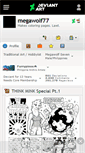 Mobile Screenshot of megawolf77.deviantart.com