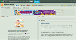 Desktop Screenshot of amethystxamber.deviantart.com
