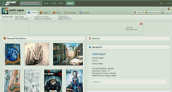 Desktop Screenshot of canis-lupus.deviantart.com