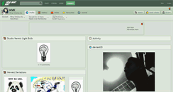 Desktop Screenshot of mvk.deviantart.com