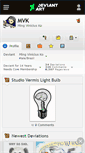 Mobile Screenshot of mvk.deviantart.com