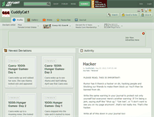 Tablet Screenshot of cuddlycat1.deviantart.com