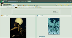 Desktop Screenshot of melhellmoon.deviantart.com