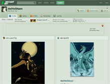 Tablet Screenshot of melhellmoon.deviantart.com