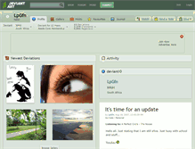 Tablet Screenshot of lpgfn.deviantart.com