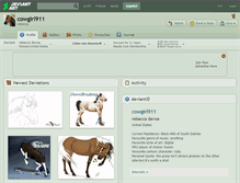 Tablet Screenshot of cowgirl911.deviantart.com