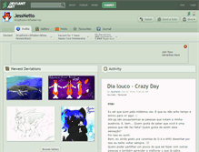 Tablet Screenshot of jessnetto.deviantart.com