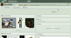 Desktop Screenshot of falcon-samilka.deviantart.com