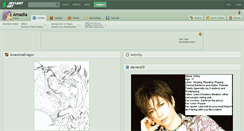 Desktop Screenshot of amadia.deviantart.com