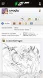 Mobile Screenshot of amadia.deviantart.com