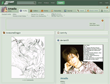 Tablet Screenshot of amadia.deviantart.com