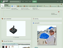 Tablet Screenshot of ellisar.deviantart.com