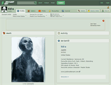 Tablet Screenshot of kid-a.deviantart.com