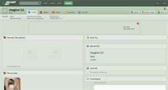 Desktop Screenshot of imagine123.deviantart.com