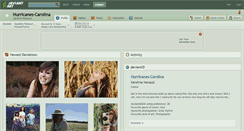 Desktop Screenshot of hurricanes-carolina.deviantart.com