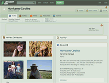 Tablet Screenshot of hurricanes-carolina.deviantart.com