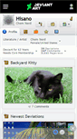Mobile Screenshot of hisano.deviantart.com