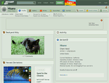 Tablet Screenshot of hisano.deviantart.com