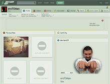 Tablet Screenshot of erotoman.deviantart.com