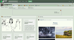 Desktop Screenshot of inukagome15.deviantart.com