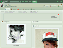 Tablet Screenshot of one---love.deviantart.com