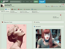 Tablet Screenshot of anchica75.deviantart.com