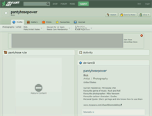 Tablet Screenshot of pantyhosepower.deviantart.com