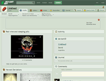 Tablet Screenshot of linkhed.deviantart.com