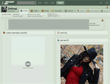 Tablet Screenshot of dinfreal.deviantart.com