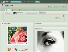 Tablet Screenshot of erykucciola.deviantart.com