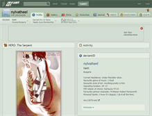 Tablet Screenshot of nylvatheel.deviantart.com